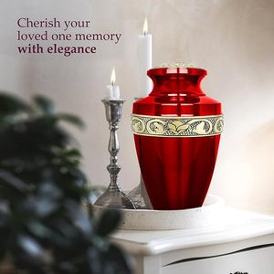 Handmade Mosaic Aluminium and Glass Cremation <b>Urn</b> <b>Large</b> Adult Size Burial Hand Applied Individual Tiles Unique for Funerals - Product Image 5