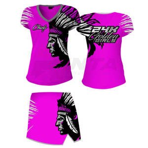 Uniforme de cheerleading à quantité minimale de commande basse le plus récent, concevez votre propre produit Uniformes de fille Cheerl à vendre - Product Image 5