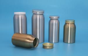 Vietnam Manufacturer's Premium Quality Open <b>Top</b> Aluminum Metal Medicine <b>Bottles</b> Durable Pharmaceutical Vitamin Tablet Container - Product Image 6