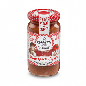 Marmellata della Nonna con Speck e Funghi - Salsa da 190g in Confezione da 12 Pezzi - Product Image 2