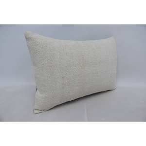 Beige Toile Patchwork Laine Kantha Oreiller 16x24 Pouces Coussin De Luxe Tissé Soie Vintage Floral Brodé Impression Portable Literie - Product Image 3