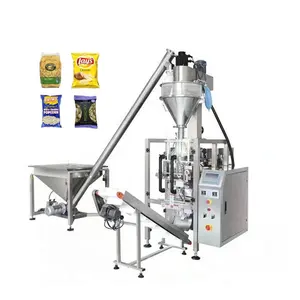 BRENU Automatic Solid Granule Products Weighing Packaging Line Machine Plastic Bag Making Small Machine Weighing Filling Sealing