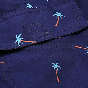 Customizable <b>Lightweight</b> and Comfortable High Waist Summer <b>Shorts</b> for <b>Men</b> 100% Polyester Solid Pattern Sublimation Beachwear - Product Image 6