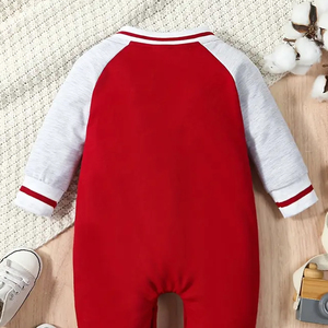 Talla única de manga larga para bebés y niños con patrón de letras para bebés y cómodos para niños y niñas en otoño e invierno - Product Image 3