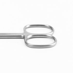 Ciseaux à cuticules personnalisés avec logo privé, style russe, pour droitiers, en acier inoxydable, lame incurvée et tranchante, pour la beauté des ongles - Product Image 3