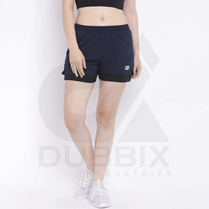 Short cargo pour femme Short de fitness 100% Polyester Logo personnalisable Sticker Color Pattern Design Short pour femme - Product Image 3