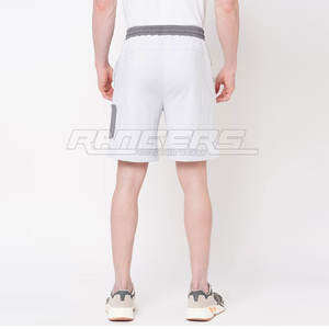 <b>White</b> Cotton <b>Shorts</b> <b>for</b> <b>Men</b> Elastic Waistband Loose Fit with Side Pockets OEM Activewear Lightweight Breathable Running <b>Shorts</b> - Product Image 2