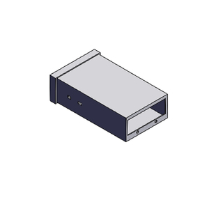 Boîtiers d'électronique et d'instruments Fabricant de gros IC-048 de panneau DIN (96X48X150) - Product Image 3