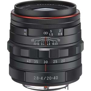 20-40mm F/2.8-4.0 HD ED Limited DC WR Standard Zoom Lens for Digital SLR Cameras 52mm Caliber - Product Image 3