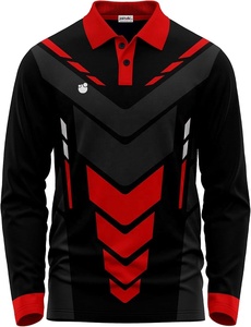 เสื้อโปโลแขนยาวแบบมีฮู้ด ลาย Comet  ออกแบบเองได้ตามต้องการ  ขนาดใหญ่พิเศษ  สำหรับตกปลา  แบบแห้งเร็ว - Product Image 2