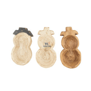 Tazón de masa de centro de mesa decorativo de madera antiguo anhelado hecho a mano ecológico para decoración del hogar - Product Image 4