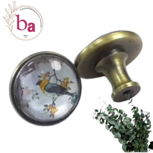 Tiradores de cubierta de cristal de Metal modernos para armarios de cocina, tocador, dormitorio/baño/muebles de almacén [MC 39] - Product Image 1