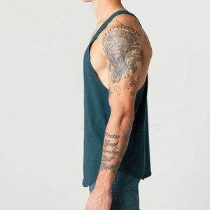 Chaleco deportivo de verano personalizado para hombre, camiseta sin mangas transpirable de secado rápido para gimnasio, estilo informal - Product Image 4