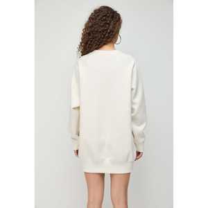 Vestido Sudadera Diario 100% Algodón con Mangas Regulares y Cuello Redondo - Product Image 6