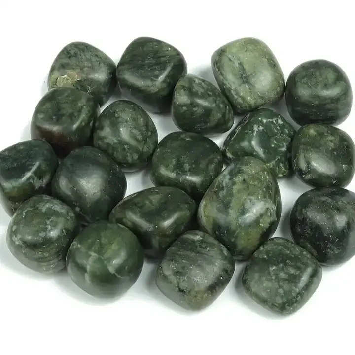 Jade Nephrite tumbled Stones Jade Healing Crystal for Gifts Alfazal Agate High Quality Natural Feng Shui Crystal Polished Green