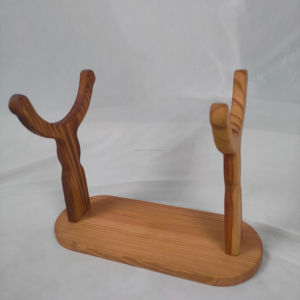 Handmade Polished Pine <b>Wood</b> <b>Sword</b> Stand for Home Decoration & <b>Sword</b> Display Bulk From India - Product Image 1