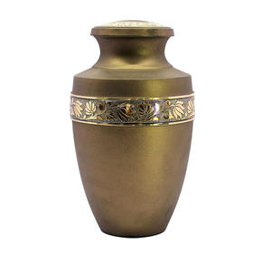 Urne de crémation en laiton d'élégance d'or avec la couleur et les tailles adaptées aux besoins du client pour la maison aux prix en gros et bon marché - Product Image 6