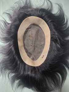 วิกผมและทูเป้สำหรับผู้ชาย Taz Hair Indian Remy Hair แบบฐานโมโน - เนื้อผ้านุ่ม น้ำหนักเบา เป็นมิตรกับสิ่งแวดล้อม - Product Image 5