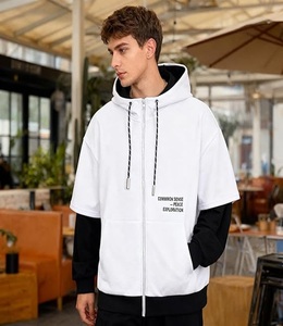 Sudadera con Capucha de Alta Calidad para Hombre, de Invierno, Lisa, Teñida, Gruesa, de Manga Larga, Corte Clásico, Secado Rápido, con Cordón Ajustable - Product Image 6