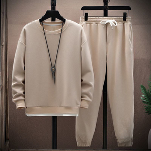 OEM customed Logo Design <span class=keywords><strong>di</strong></span> <span class=keywords><strong>tendenza</strong></span> <span class=keywords><strong>abbigliamento</strong></span> <span class=keywords><strong>uomo</strong></span> primavera e autunno stile un set due pezzi completo - Product Image 6