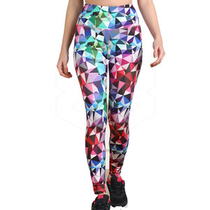 Leggings de yoga personnalisés OEM pour femmes, grande taille, séchage rapide, antibactérien, respirant, nouveau design, style décontracté, sublimation - Product Image 1