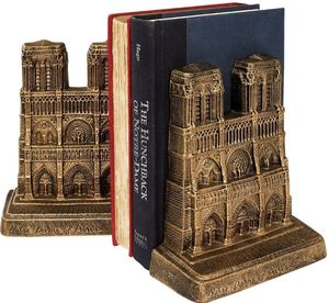 Sujetalibros de metal AK Brass Notre Dame en acabado antiguo Juego de 2 soportes personalizados para adornos de Decoración de mesa - Product Image 6