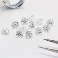 D'VINS JEWELS Diamantes Blancos Cultivados en Laboratorio con Certificación IGI HPHT, 1-4ct, Color D, Claridad VVS/VS, Corte Cojín, Diamante Suelto para Joyería