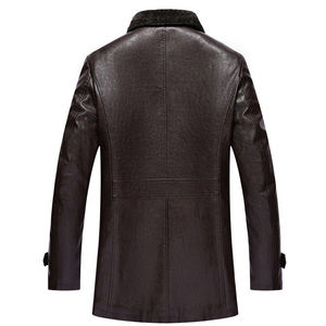 Chaquetas de cuero de oveja, moda Original, talla personalizada, novedad - Product Image 6