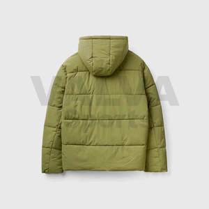 เสื้อแจ็กเก็ตตัวพองของผู้ชายผ้าแคนวาสแบบซิปรูดซิปสีพื้นกันน้ำได้สำหรับกลางแจ้งฤดูหนาว - Product Image 6