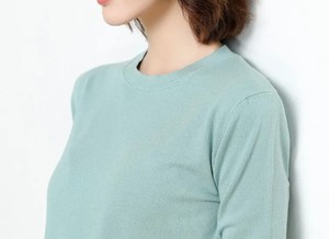 เสื้อสเวตเตอร์คอกลมสำหรับผู้หญิงเสื้อมีฮู้ดถักแบบลำลองระบายอากาศได้ดีเยี่ยม100% ผ้าฝ้าย - Product Image 6