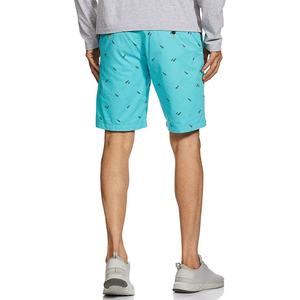 กางเกงขาสั้นผู้ชายแบบสั่งทำมีกระดุมเหนือเข่ากางเกงลำลองระบายอากาศได้พิมพ์ลายขนนก - Product Image 4