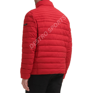 Veste matelassée pour homme OEM de haute qualité, couleurs et tailles personnalisées, rembourrage en coton respirant, fermeture éclair, col montant, style décontracté long - Product Image 6