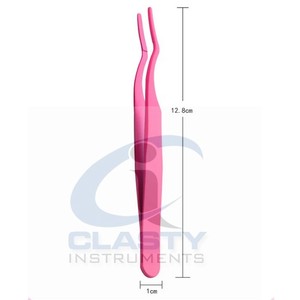 Imprimer Logo Fiber Tip Pince à cils Degré Nano Grip Pince à épiler Marque privée personnalisée Extension de cils Pince à épiler - Product Image 3