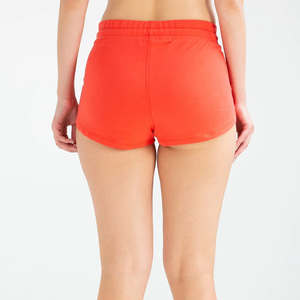 Pantalones cortos deportivos de verano para mujer Nuevo estilo Casual Jogging 100% algodón Color sólido Cintura alta con elásticos en venta - Product Image 4