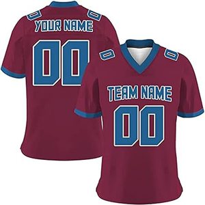 Uniforme de football américain respirant de haute qualité Usine Vente en gros Maillot de football cousu Ensemble de vêtements de sport - Product Image 4