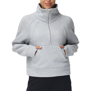 Sudaderas informales con hombros caídos para mujer, Tops de lana, jersey de gran tamaño, trajes de otoño, ropa de moda de invierno 2024 - Product Image 1