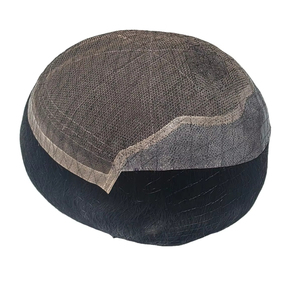 Q6 modèle crépus Curl Remy cheveux indiens toupet perruque dentelle avant eau vague Style doux système de prothèse de Taz cheveux Bangladesh - Product Image 5