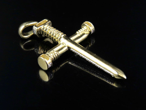 Trendy Style Nail <b>Cross</b> Moissanite Studedd Iced Out Pendant for <b>Men</b> Hip Hop Jewelry In 925 <b>Silver</b> - Product Image 4