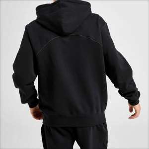 Sudadera con capucha NOCTA de forro polar con cremallera, peso pesado premium, logotipo frontal personalizado, estilo streetwear, oversize, de algodón, bordada, para otoño - Product Image 4