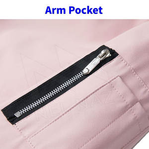 2023 personnalisé hommes coupe-vent toile Bomber veste support résistant à l'eau avant Zip Design à la mode hiver léger respirant - Product Image 4