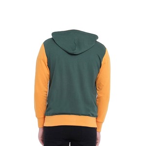 Sudaderas básicas de precio barato con cremallera de alta calidad Diseño a rayas hombres Casual 100% algodón sudaderas con capucha transpirables - Product Image 2
