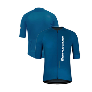 เสื้อใส่ปั่นจักรยานสำหรับผู้ชายผ้าโพลีเอสเตอร์100% เสื้อปั่นจักรยานเสื้อเจอร์ซี่พิมพ์โลโก้ของคุณเอง - Product Image 2