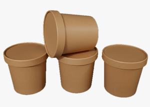 ฝาปิดกล่องไอศกรีมกระดาษคราฟท์ DPAP300 - Product Image 5