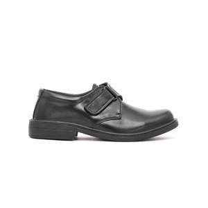 Garçons Noir École Robe Chaussures Bouton Fermeture En Cuir Véritable Semelle Légère Caractéristique pour Hiver Été Utilisation pour les Enfants - Product Image 3