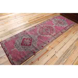 2.7x9.2 ft Vintage <b>Runner</b> Rug, Turkish <b>Red</b> Southwestern Rug - Product Image 2