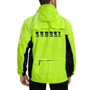 Chaquetas de Seguridad de Alta Visibilidad para Hombre, Chaqueta Impermeable de Algodón con Capucha, Múltiples Bolsillos, Tiras Reflectantes, LED Intermitente, ANSI Clase 2 - Product Image 2