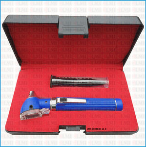 Otoscopio de Alto Rendimiento con Fibra Óptica Azul, Herramienta para el Cuidado del Oído, Otoscopio de Fibra Óptica Azul para Clínica - Product Image 3