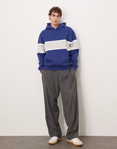 Conjunto deportivo de sudadera con capucha y pantalones jogger para hombre, tela suave, para uso diario, conjunto deportivo a juego de parte superior e inferior - Product Image 1