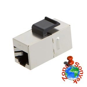 Connecteur Ethernet RJ45 CAT6 Keystone Coupler - Product Image 1