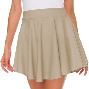 Meilleure vente pas cher prix exigible jupe de sport taille haute pour femmes jupe de tennis respirante à séchage rapide - Product Image 6